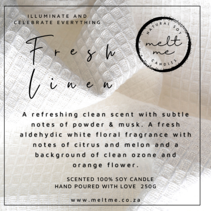 Fresh Linen - Large Ready Made Candle