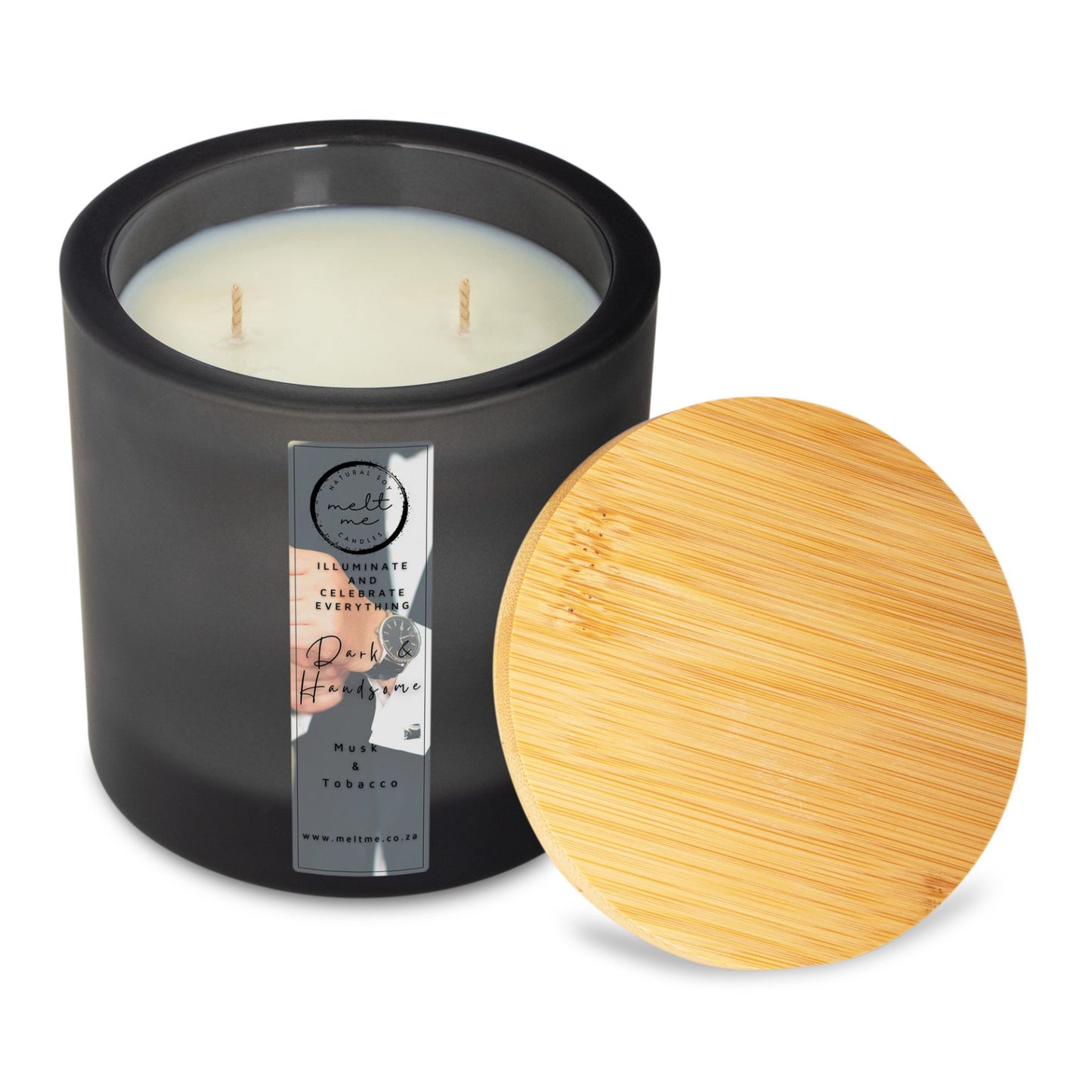 Dark & Handsome - Large Ready Made Candle