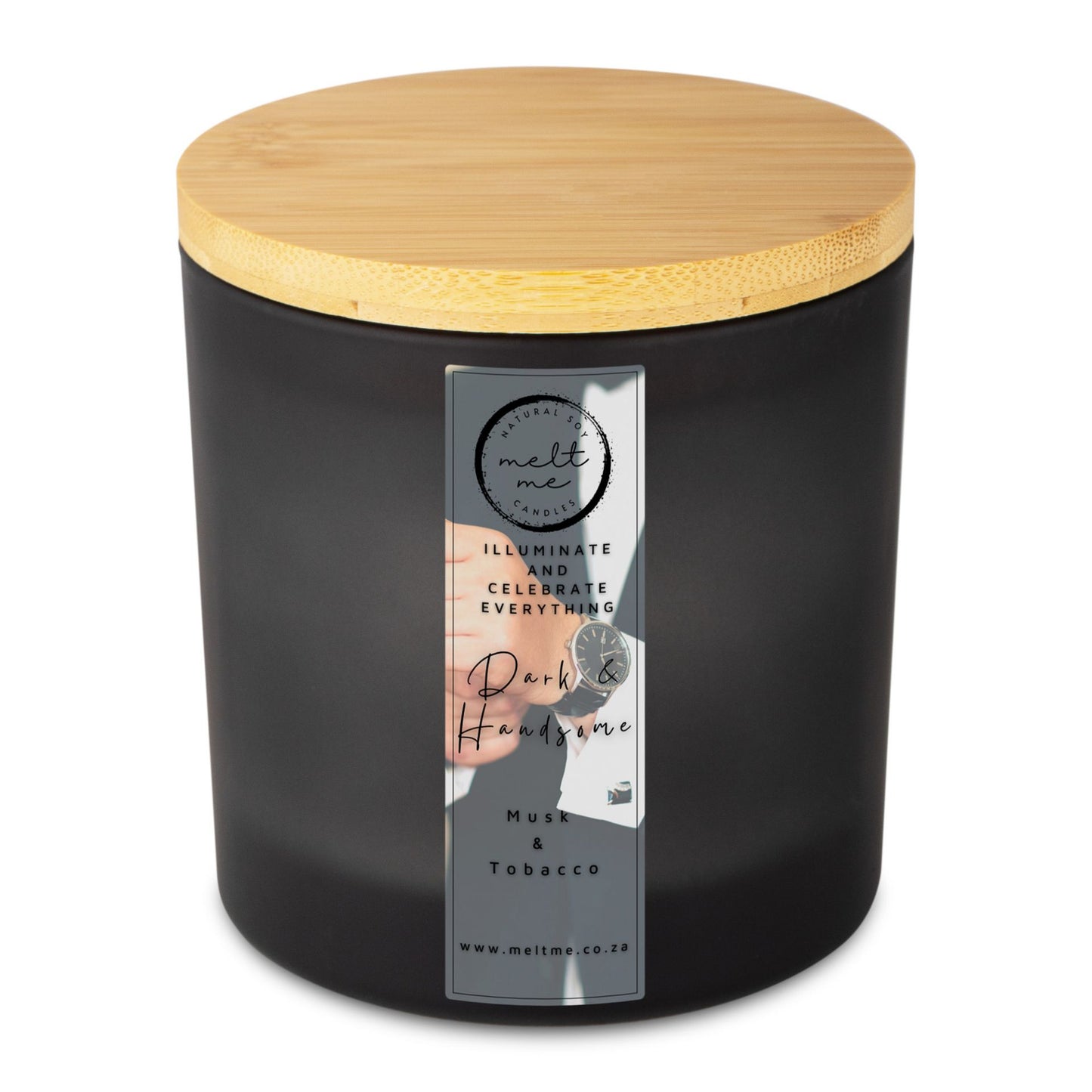 Dark & Handsome - Large Ready Made Candle