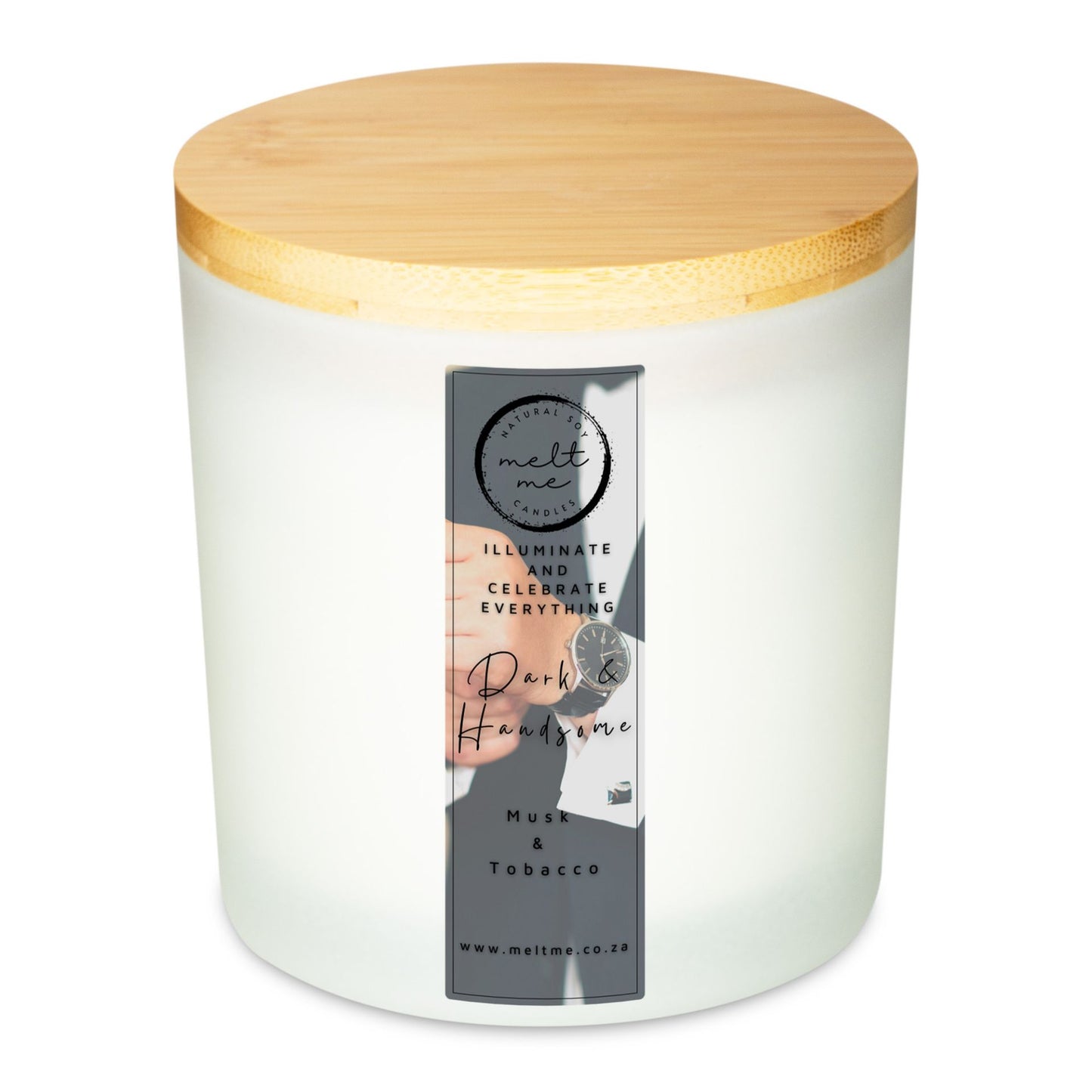 Dark & Handsome - Large Ready Made Candle