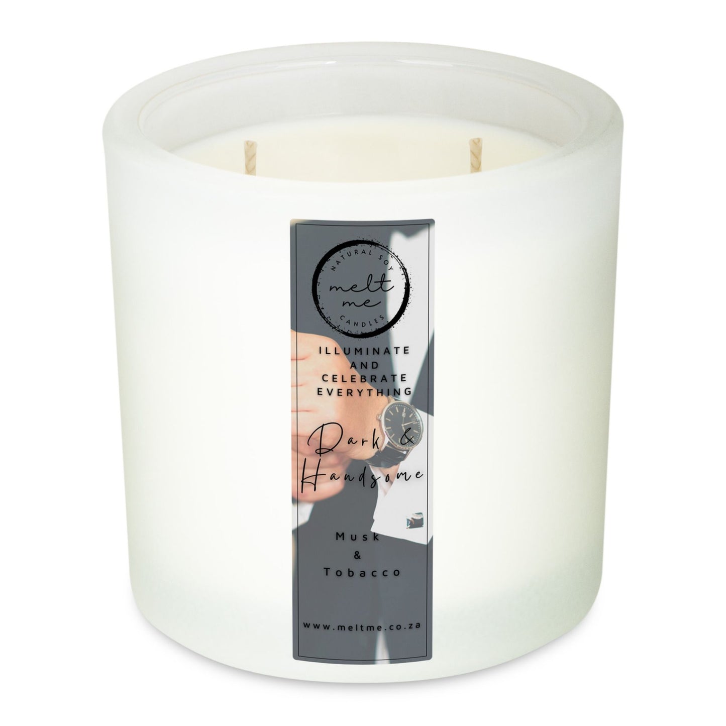 Dark & Handsome - Large Ready Made Candle