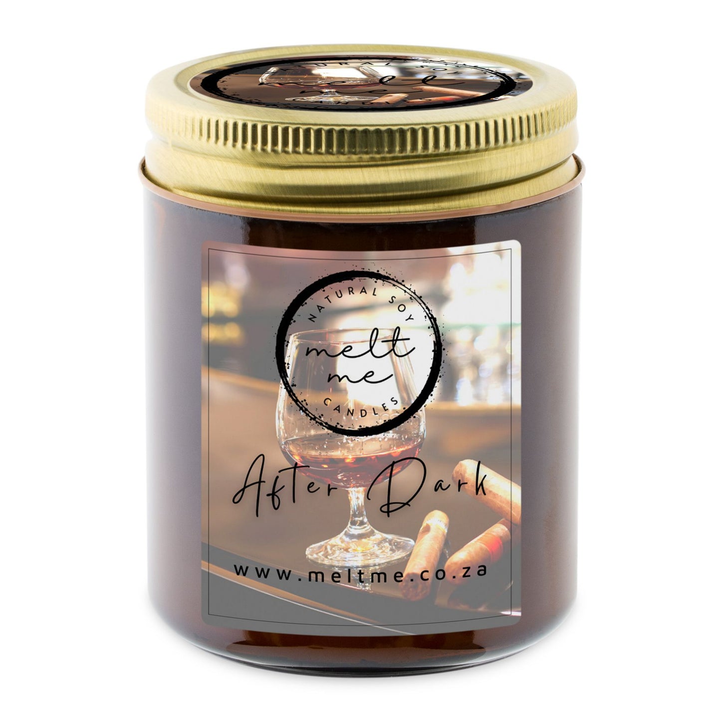 Amber Jar - Small Ready Made Candle