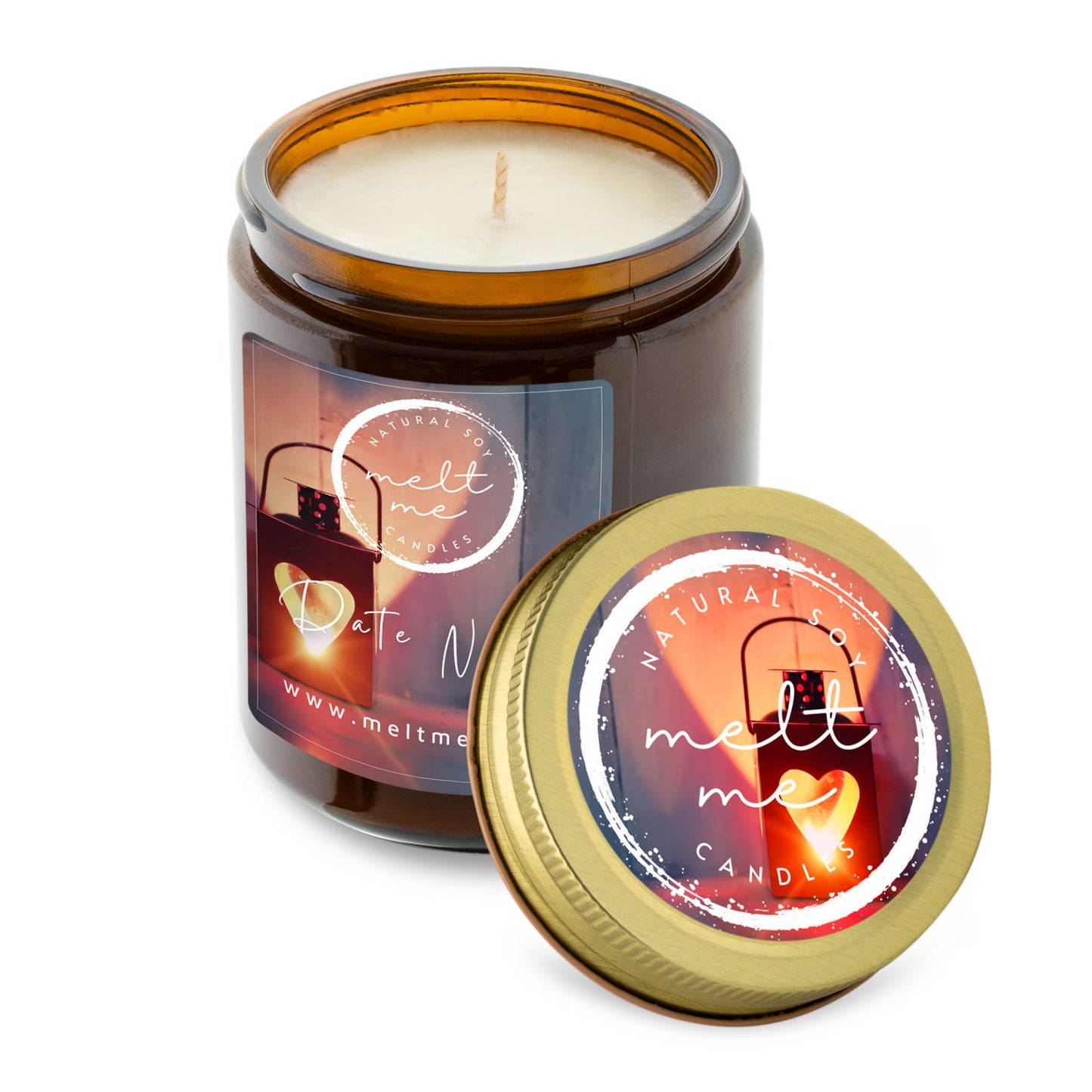 Amber Jar - Small Ready Made Candle