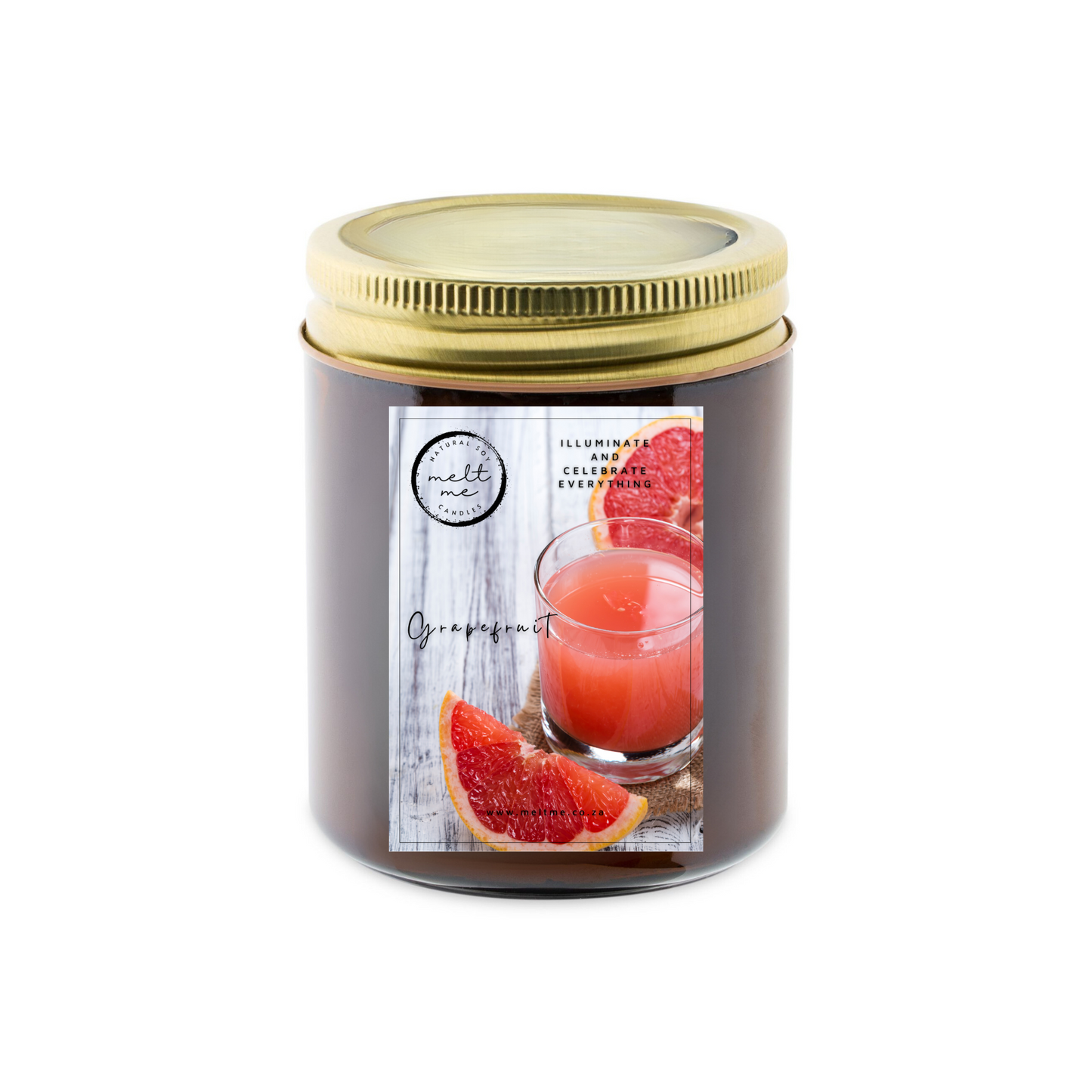 Amber Jar - Small Ready Made Candle