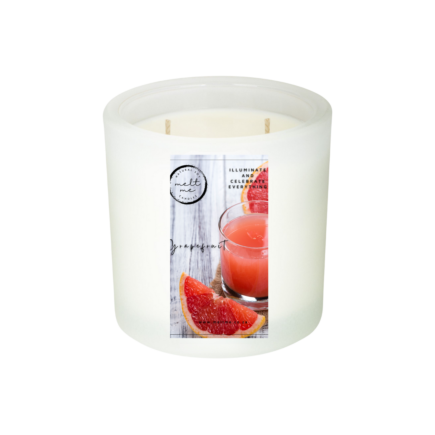 Pink Grape Fruit - Large Ready Made Candle