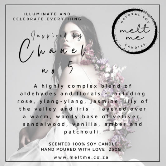 Chanel No 5 - Large Ready Made Candle